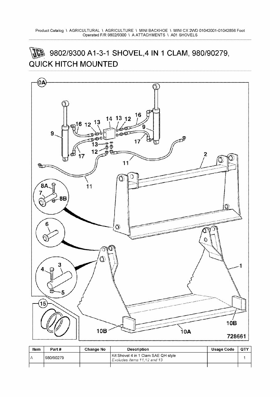 JCB MINI CX 2WD MINI BACKHOE Parts Catalog Manual #1 preview img 6