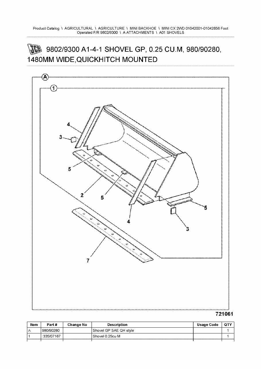 JCB MINI CX 2WD MINI BACKHOE Parts Catalog Manual #1 preview img 8