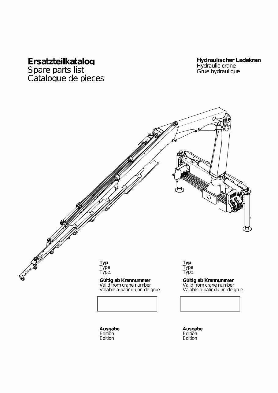 Palfinger PK7501 and PK8501 parts list preview img 1