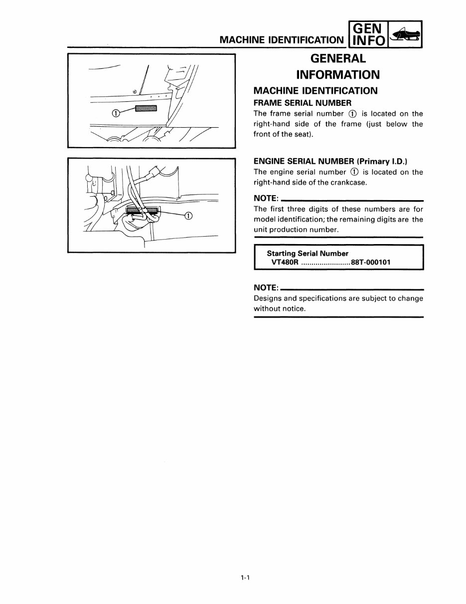 1991-1997 Yamaha Venture XL GT & TF Snowmobile Service & Repair Manual preview img 4