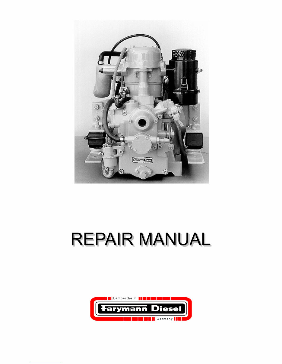 Farymann 15W 18W 32W Diesel Engine Complete Workshop Repair Manual preview img 1
