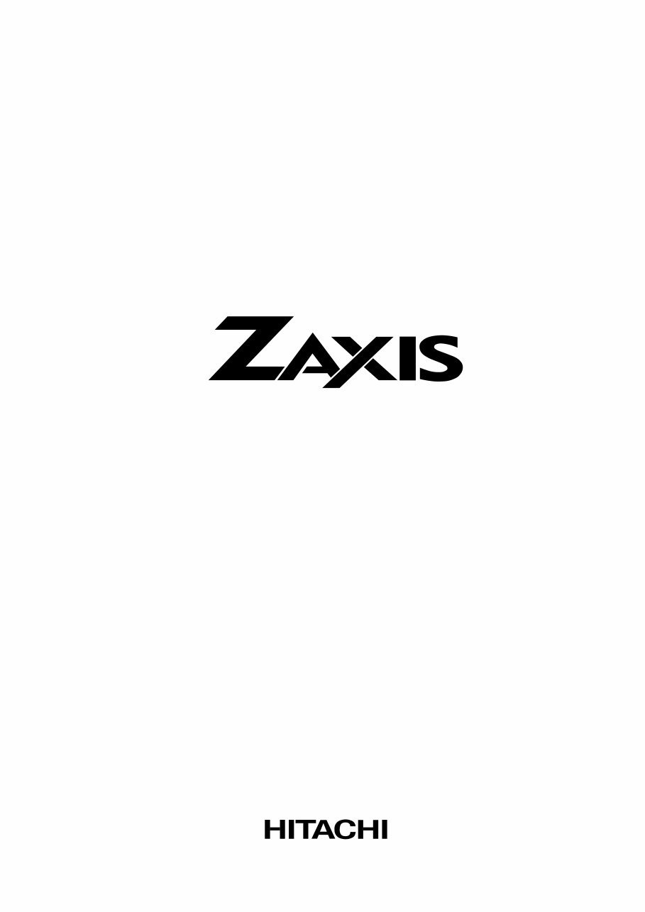 Hitachi Zaxis ZX 200 225 230 270 (Class) Excavator Service Repair