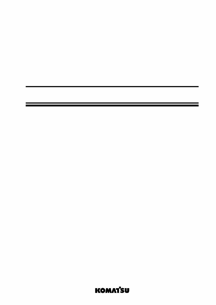 Komatsu Wheel Loader WA270-7 USA sn:A27001 and up Workshop Service Manual preview img 3