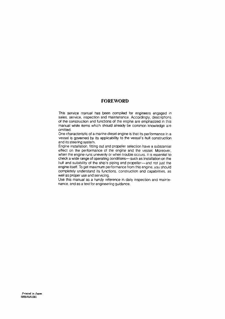 1980-2009 Yanmar Diesel Inboard 1, 2 & 3 Cylinder Marine 1GM, 2GM, 3GM Engines Service & Repair Manual preview img 4