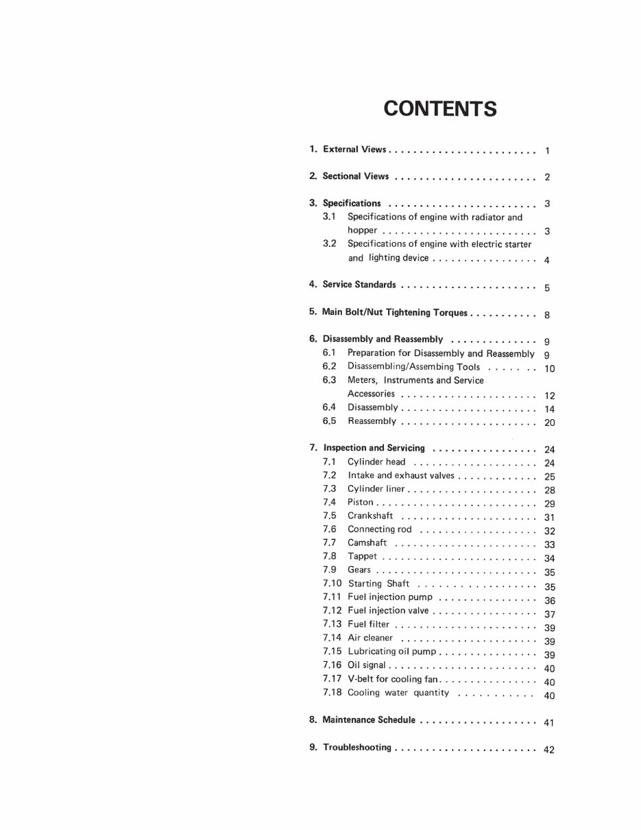 YANMAR TF160 TF160-H TF160-E TF160-L Engine Full Service & Repair Manual preview img 3