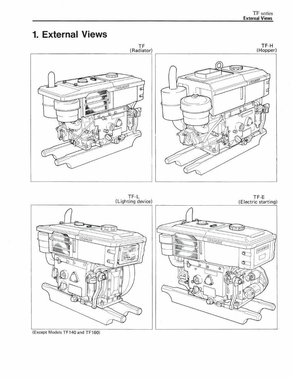 YANMAR TF160 TF160-H TF160-E TF160-L Engine Full Service & Repair Manual preview img 5