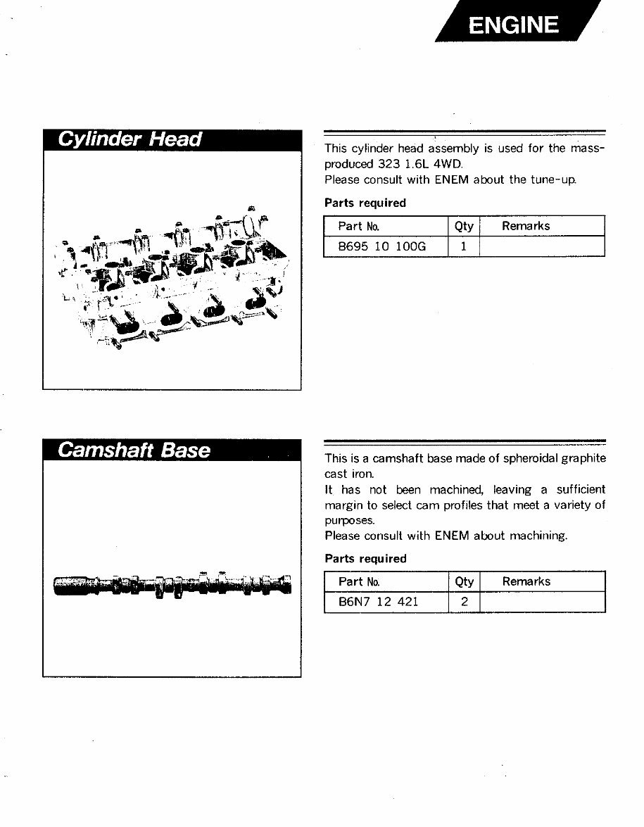 1988 Mazda 323 4WD Rally Parts Catalog Manual # 1 preview img 3