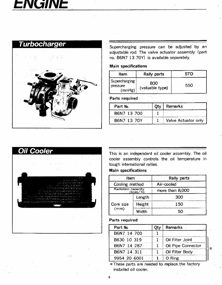 1988 Mazda 323 4WD Rally Parts Catalog Manual # 1 preview img 4