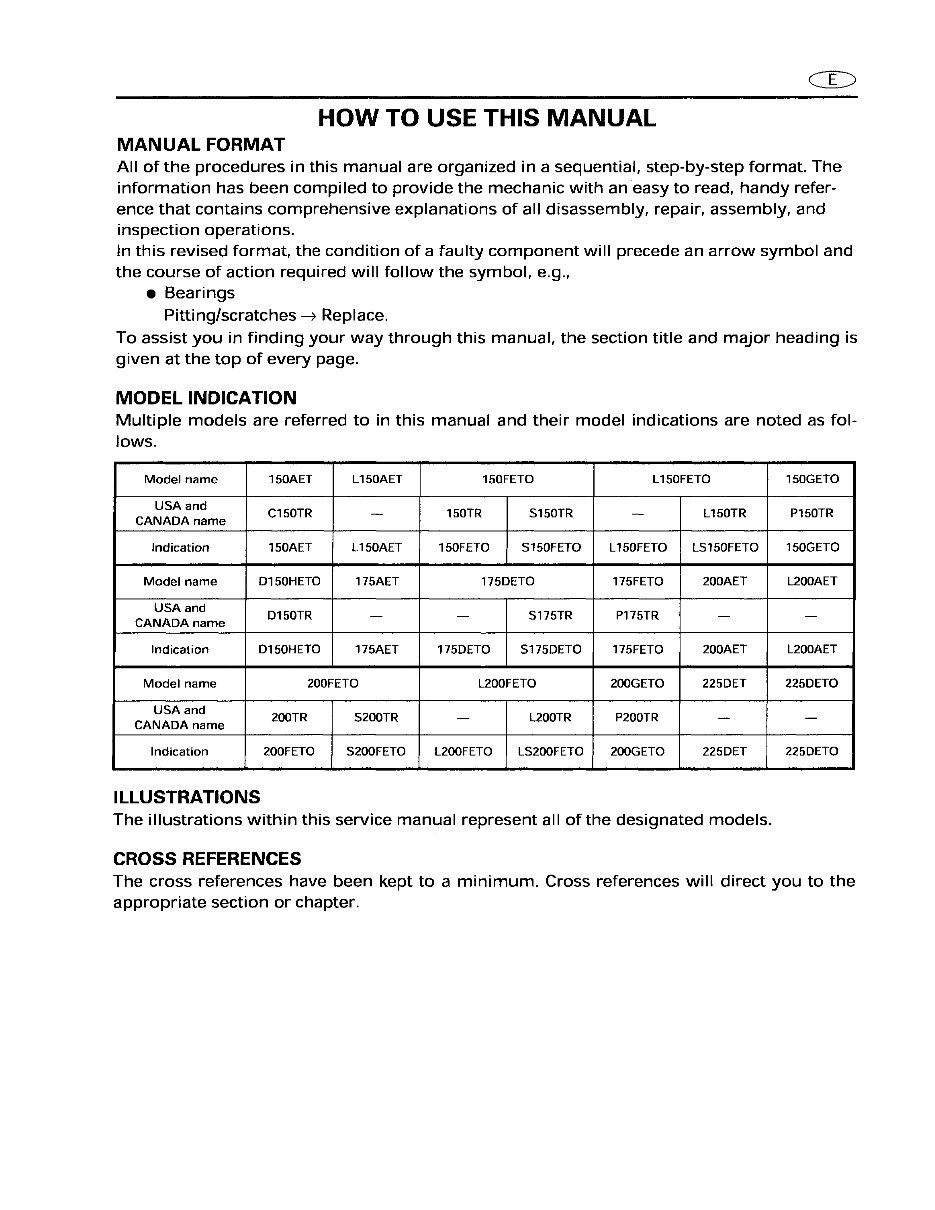 Yamaha Outboard C150TLRW Service Repair Maintenance Factory Professional Manual preview img 4