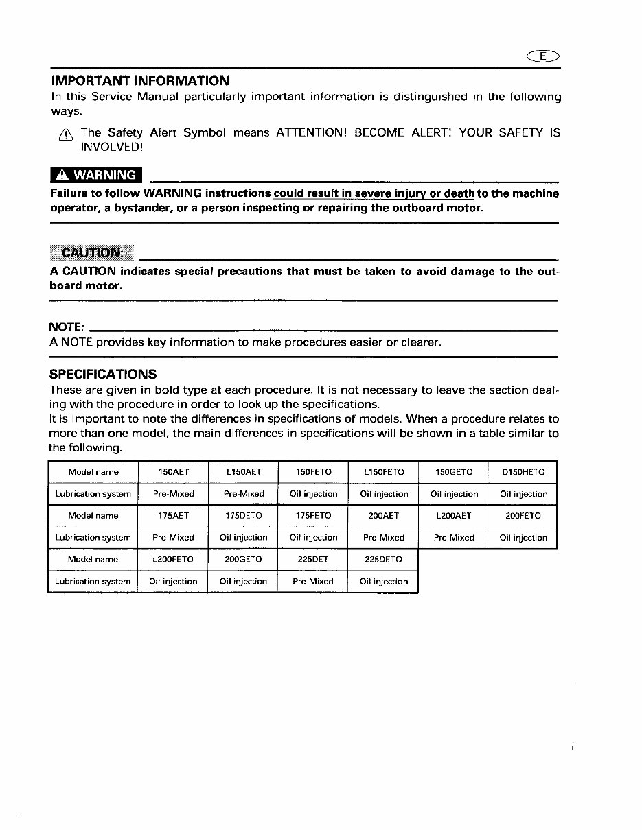 Yamaha Outboard C150TLRW Service Repair Maintenance Factory Professional Manual preview img 5
