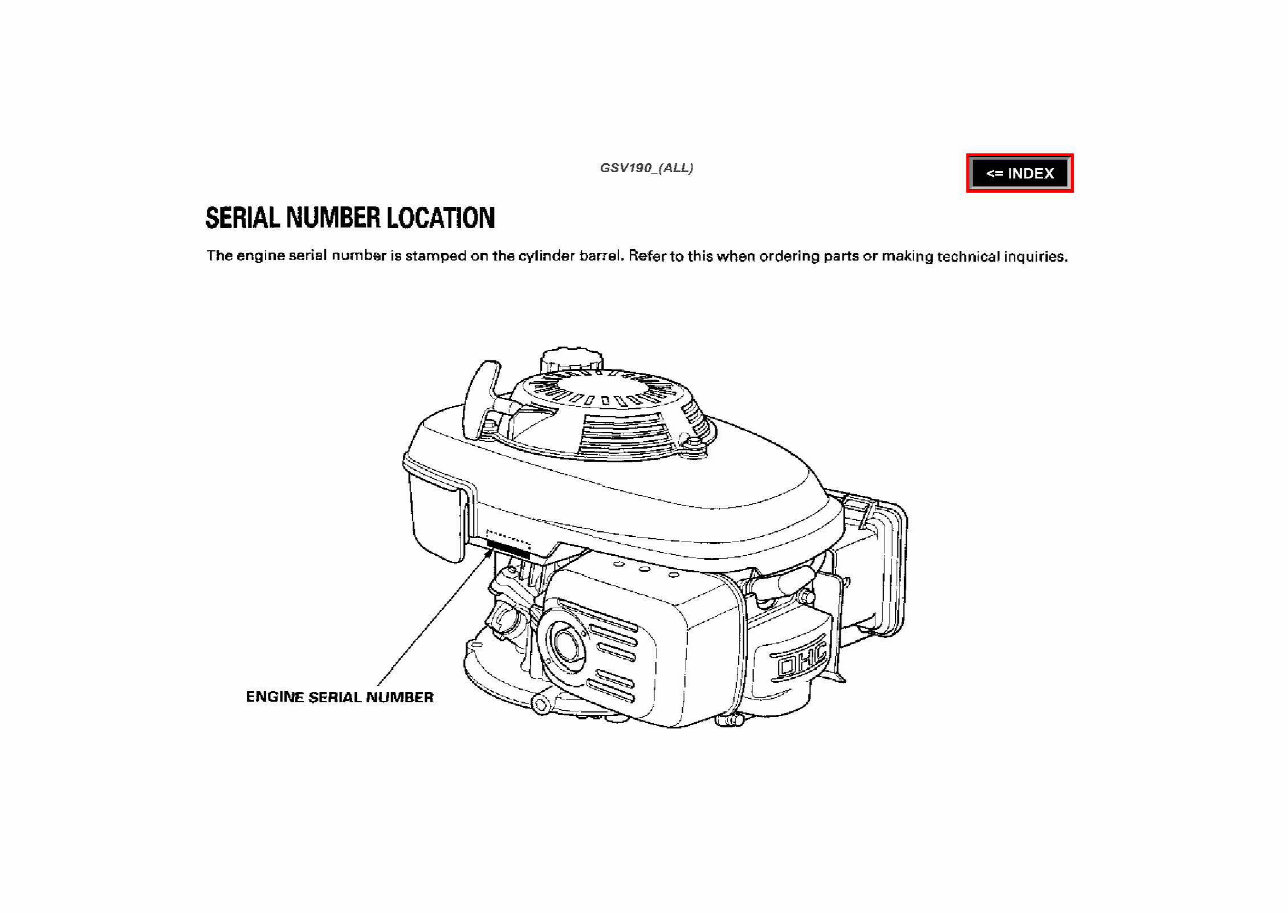 Honda GSV190 Vertical Shaft Engine Repair Manual preview img 10