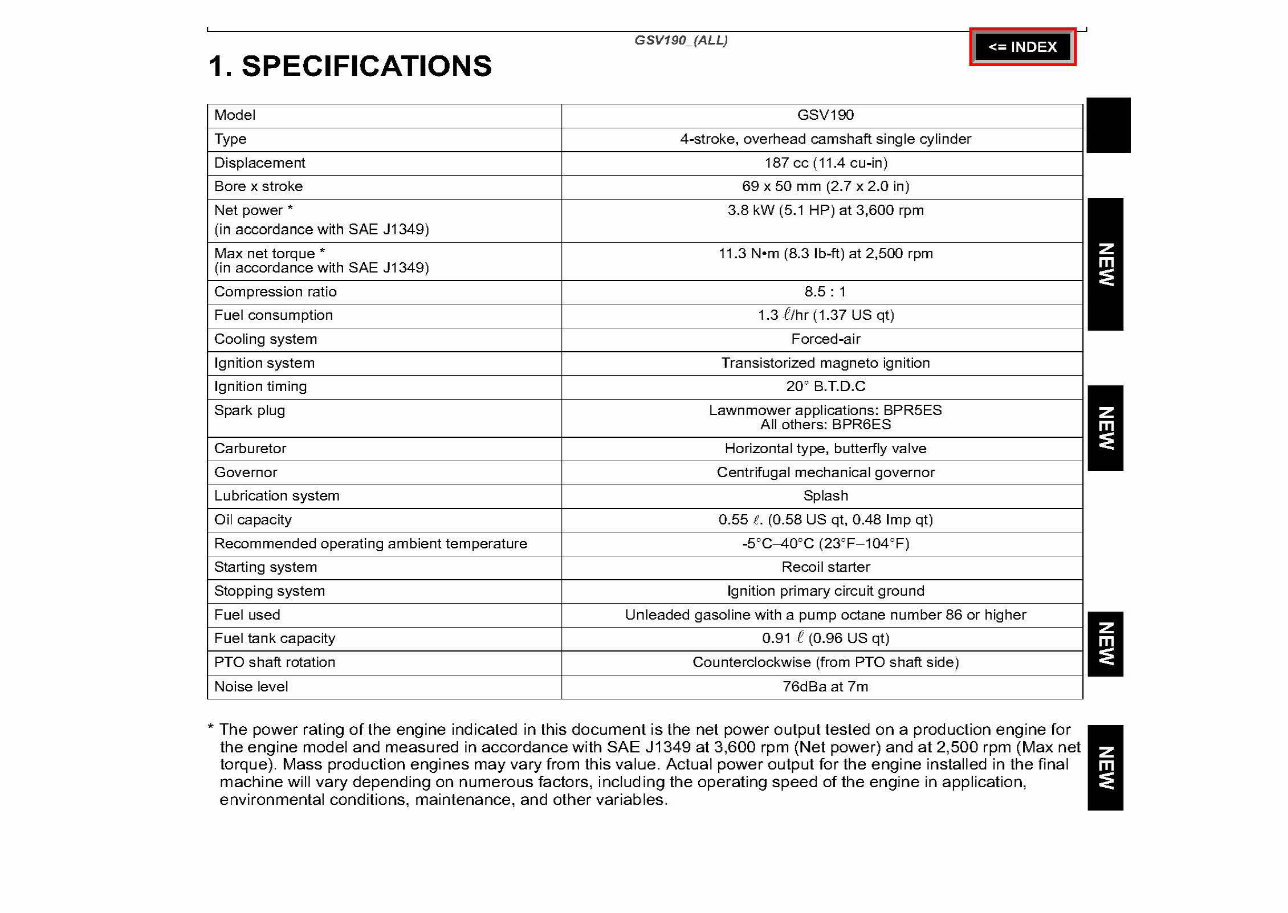 Honda GSV190 Vertical Shaft Engine Repair Manual preview img 3