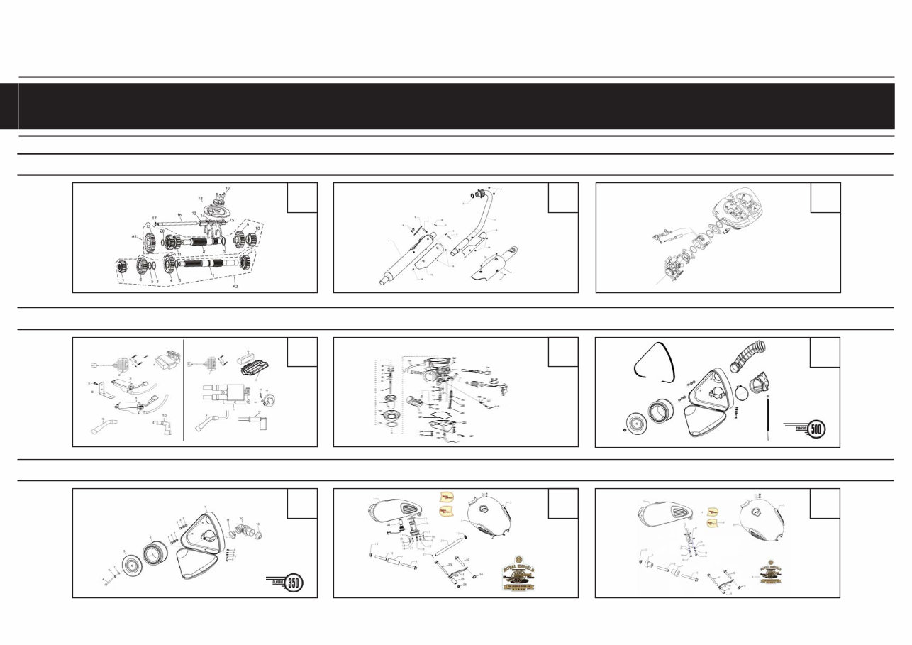 ROYAL ENFIELD Classic 500&350 Illustrated Parts manual preview img 8