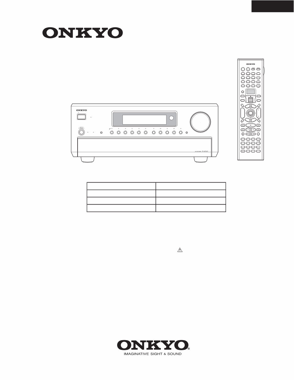 Onkyo TX-NR901 Service Manual and Repair Guide preview img 1
