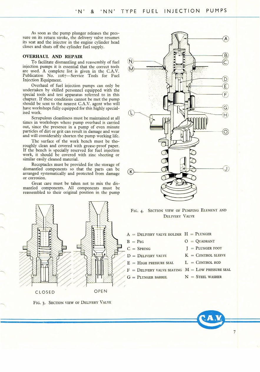 Cav N and NN injection pump Workshop manual preview img 7