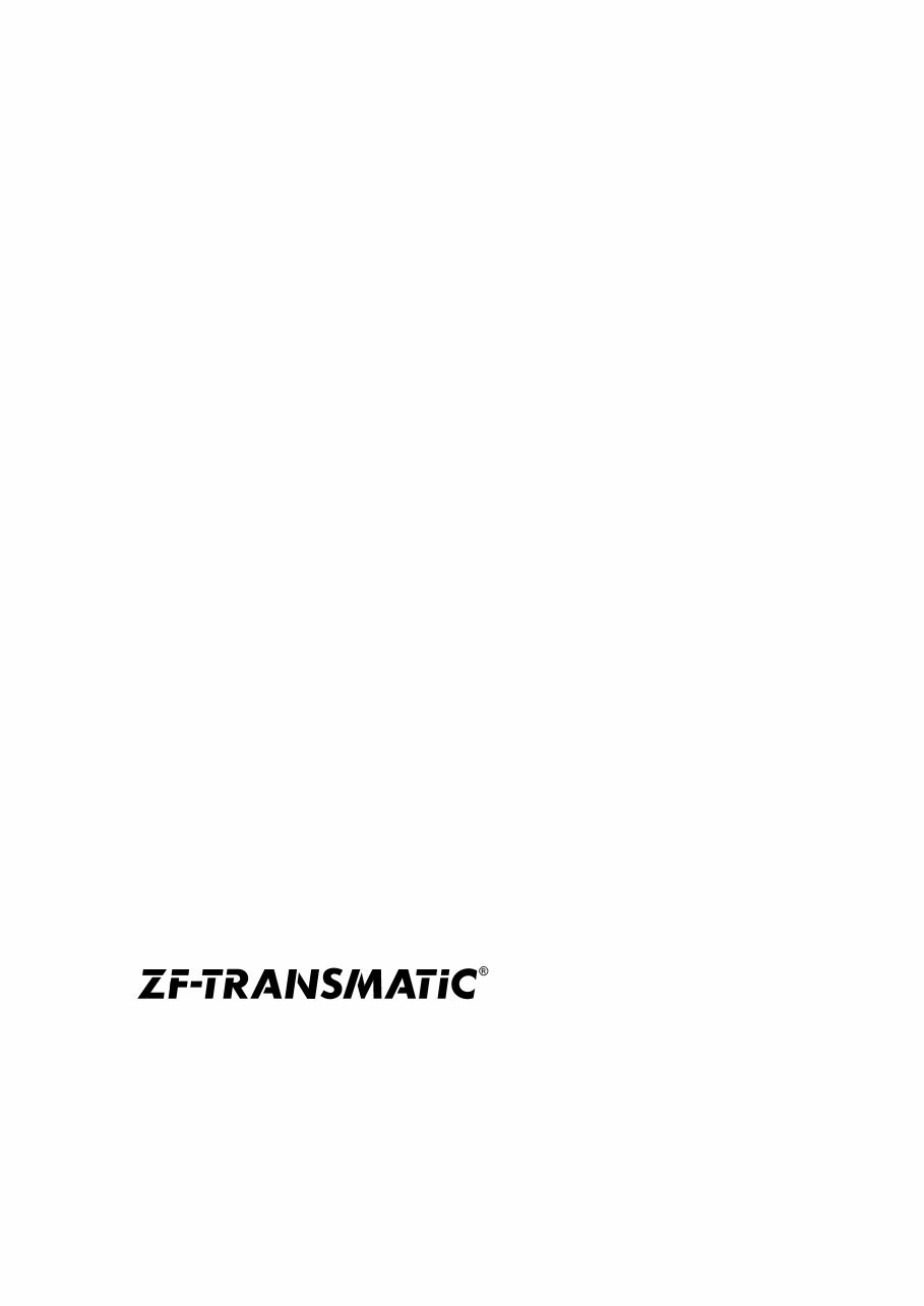 ZF TRANSMATIC Transmission Gearbox Workshop Repair Manual preview img 1