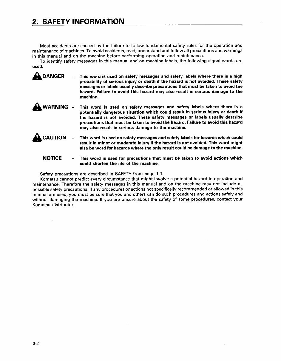 KOMATSU D85A-21, D85E-21, D85P-21 BULLDOZER Service Repair Manual + Operation & Maintenance Manual preview img 4
