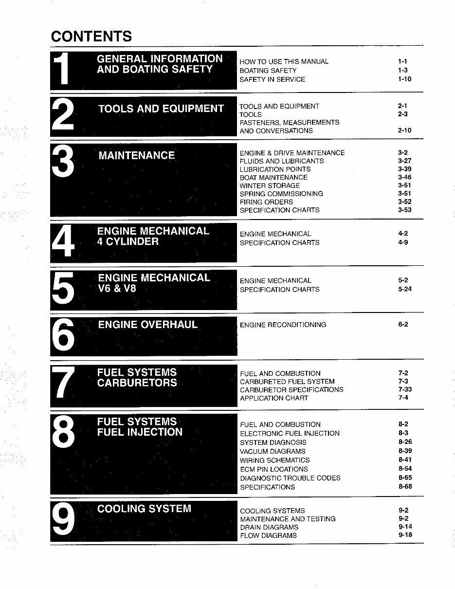 1992-2001 Mercruiser Sterndrive Engine Service & Repair Manual preview img 1