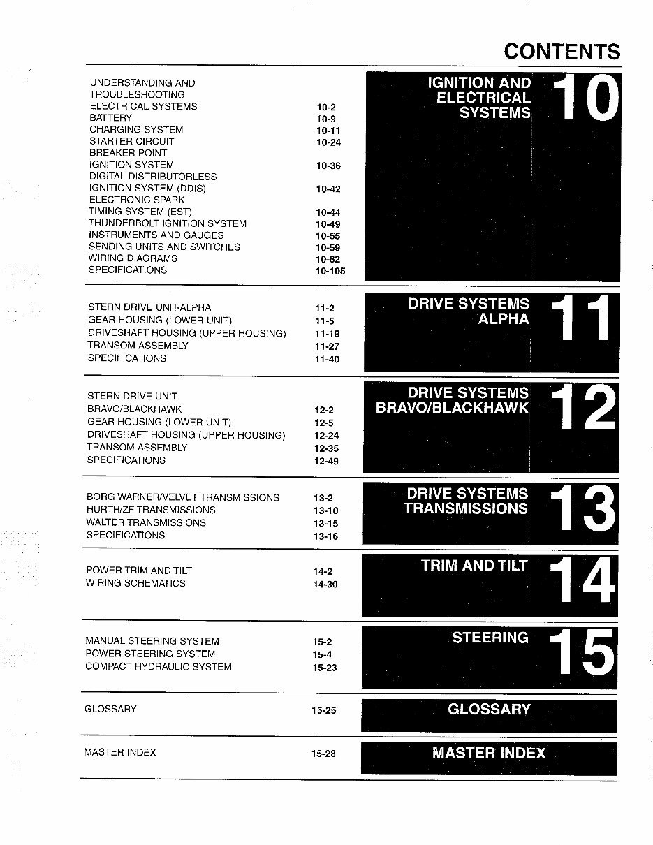 1992-2001 Mercruiser Sterndrive Engine Service & Repair Manual preview img 2