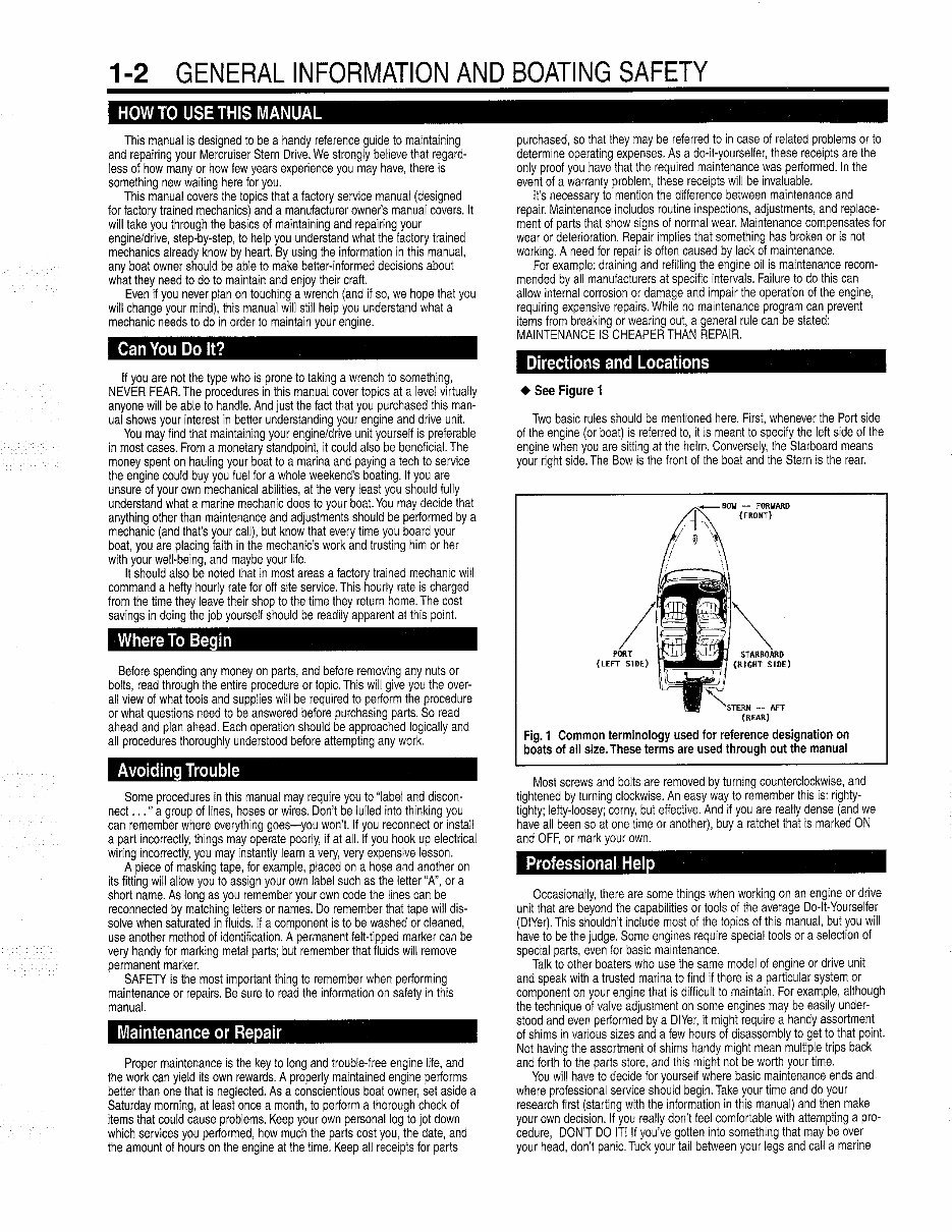 1992-2001 Mercruiser Sterndrive Engine Service & Repair Manual preview img 4