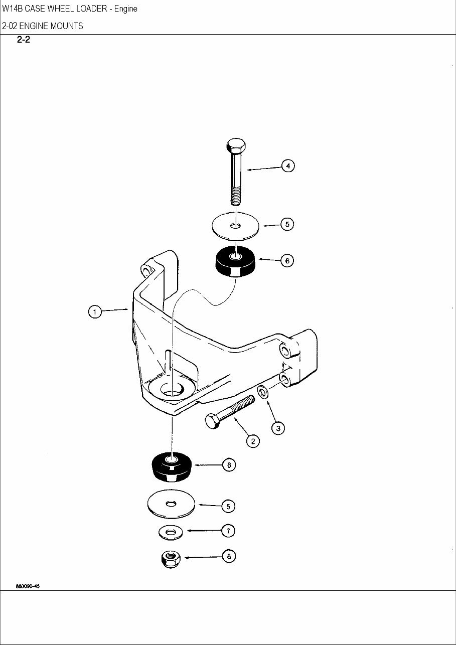 CASE W14B Wheel Loader Parts Catalog Manual preview img 6