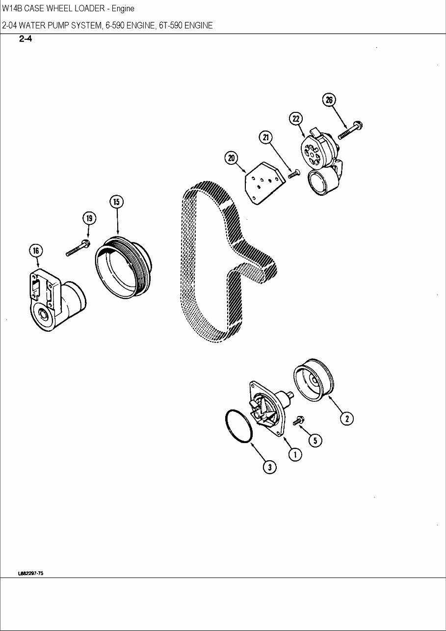 CASE W14B Wheel Loader Parts Catalog Manual preview img 8