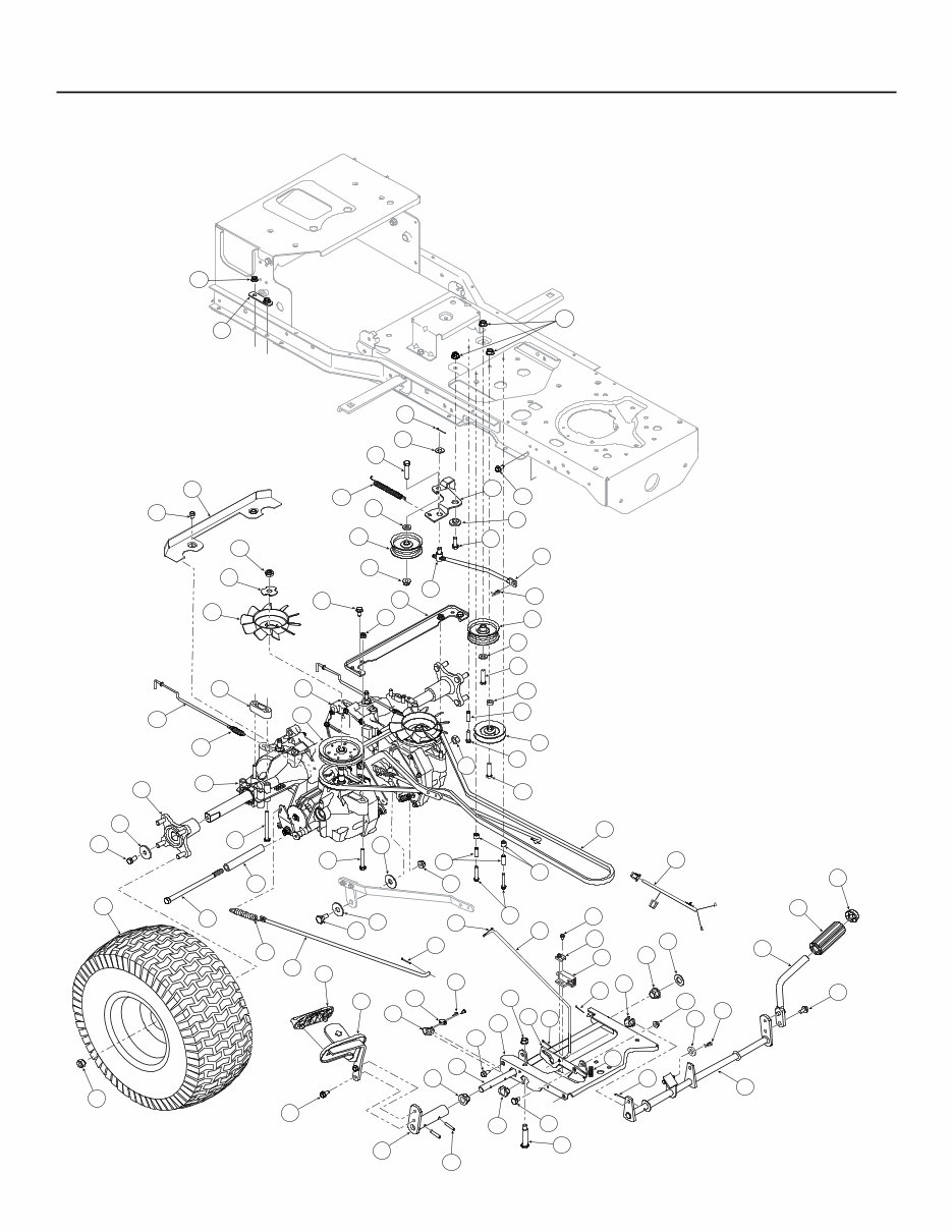 CUB CADET Tractors i1046 i1050 MASTER Parts Manual preview img 10