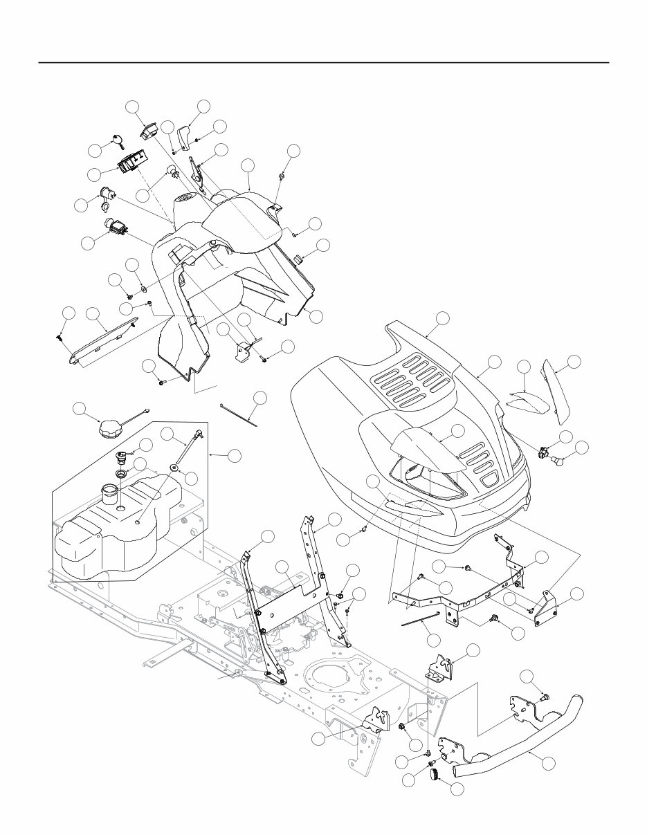 CUB CADET Tractors i1046 i1050 MASTER Parts Manual preview img 4