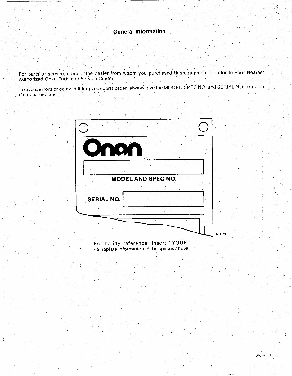 parts manual for onan engines b43m ga016 preview img 2