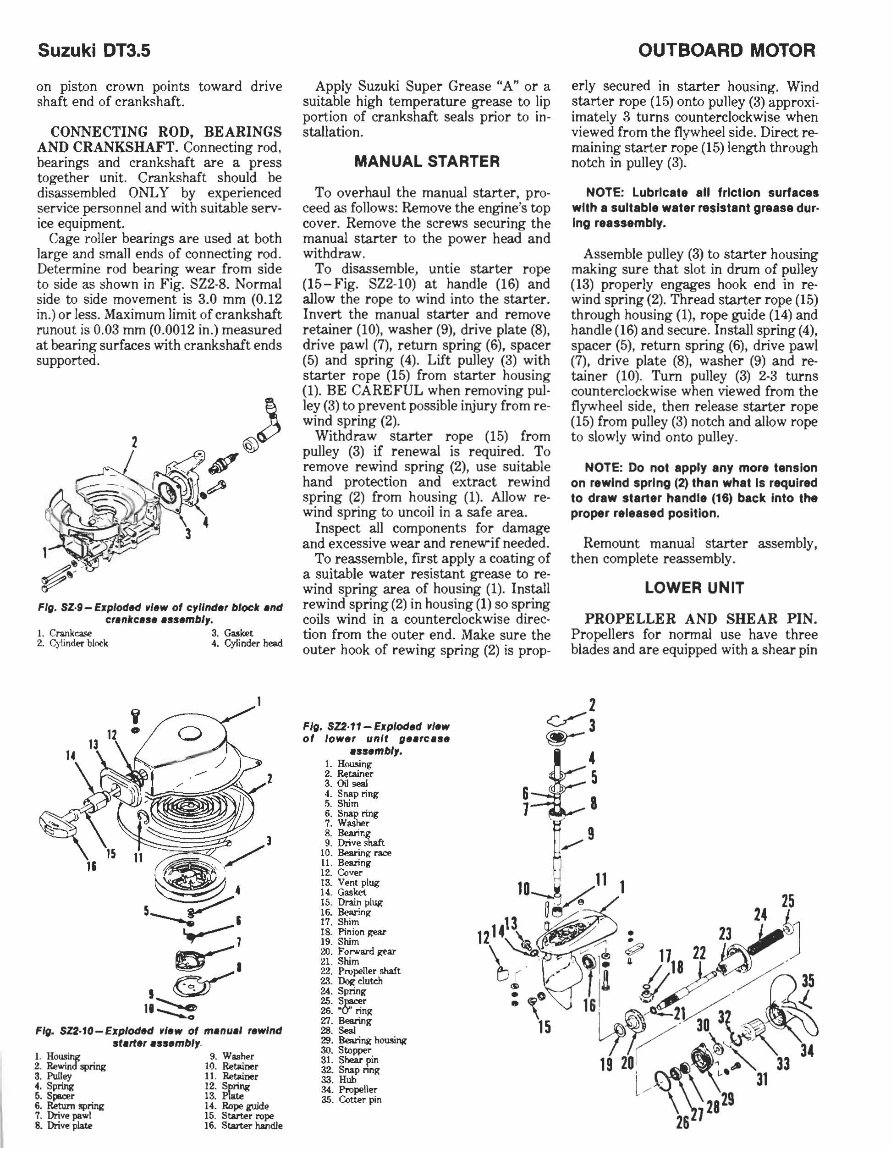 Suzuki 2-15HP outboard motors Service Repair Workshop Manual preview img 8