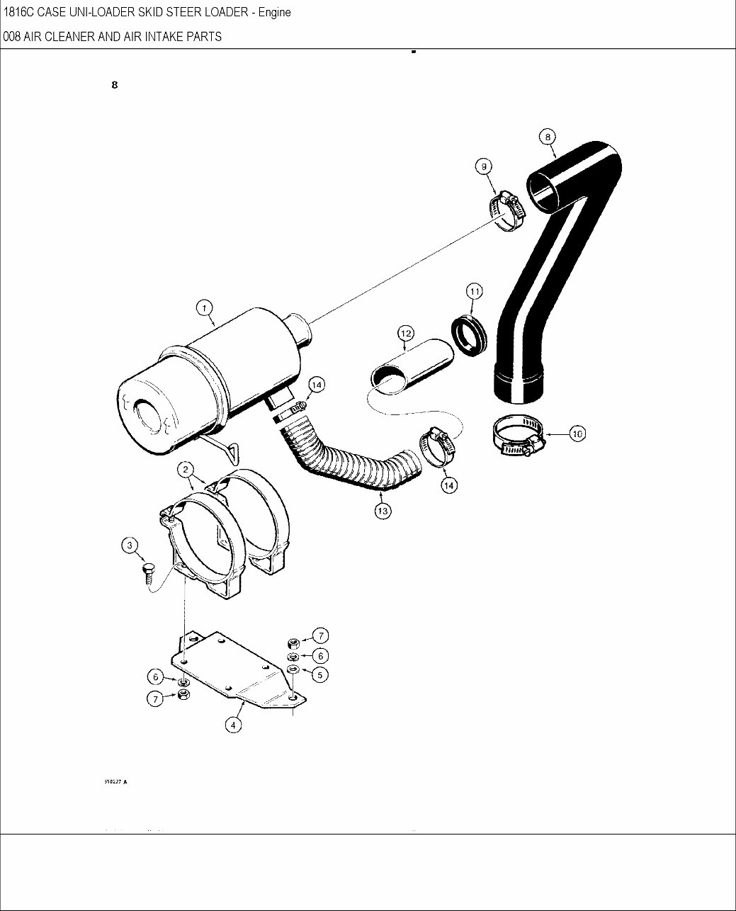 CASE 1816C Skid Steer Loader Parts Catalog Manual preview img 10