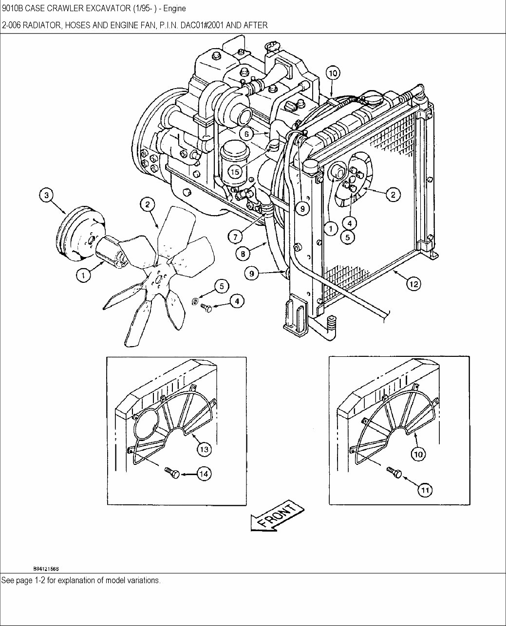 CASE 9010B Excavator Parts Catalog Manual preview img 10