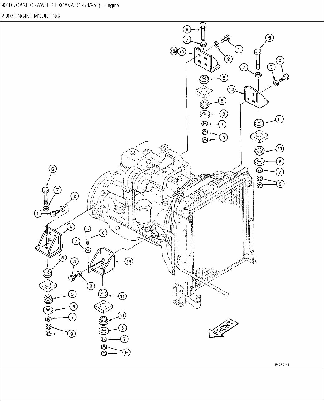 CASE 9010B Excavator Parts Catalog Manual preview img 6