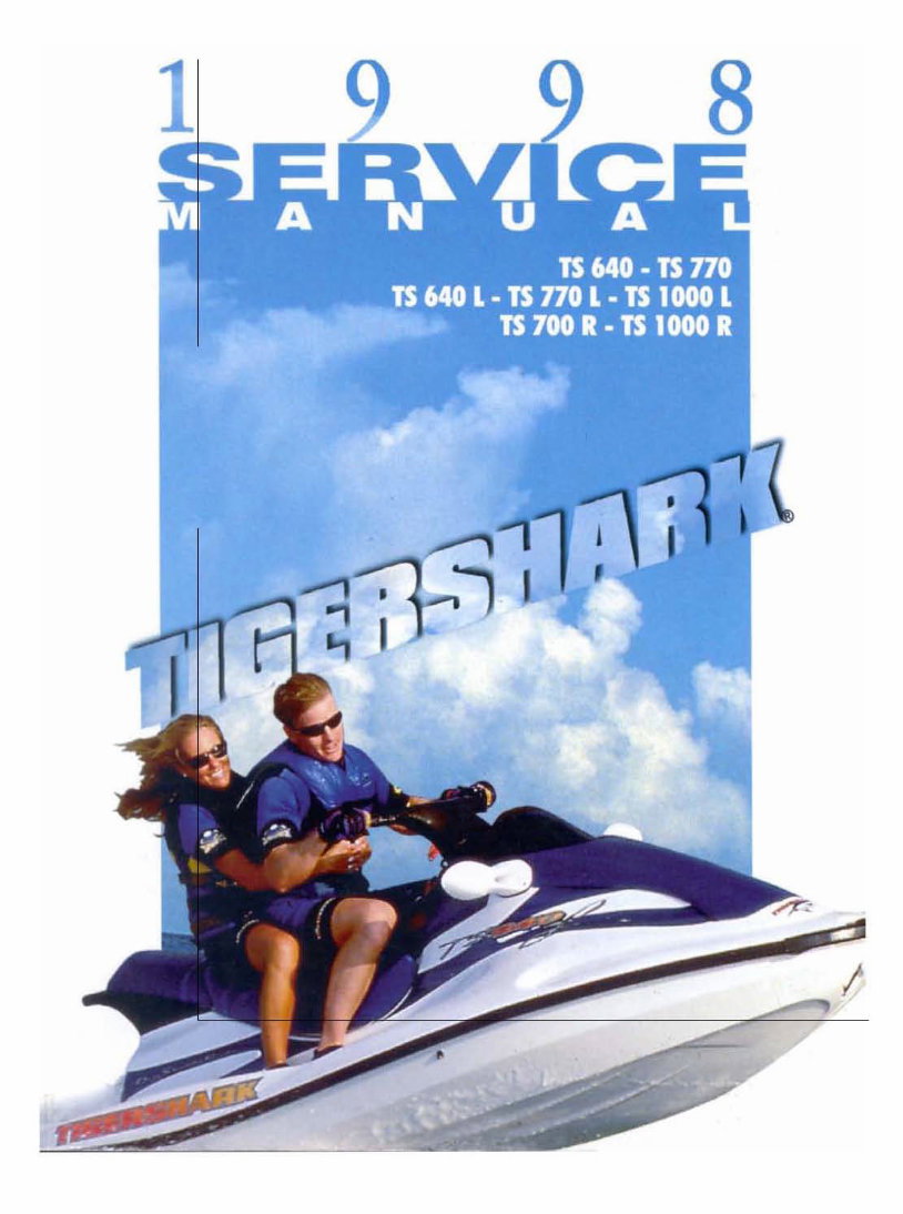 1999 Arctic Cat Tigershark Personal Watercraft Repair Manual preview img 1