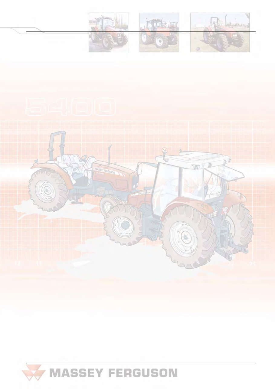 Massey Ferguson MF 5400 Series MF5425 MF5435 MF5445 MF5455 MF5460 MF5465 MF5470 MF MF5460 SA MF5470 SA MF5475 SA Tractor Worksho preview img 1