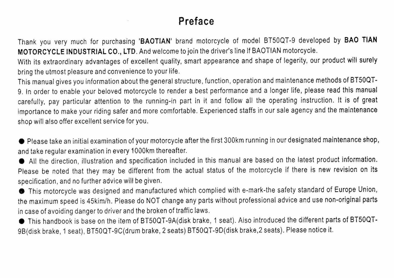 BAOTIN BT50QT 9 BT49QT 3 Scooter Service Repair Manual preview img 2