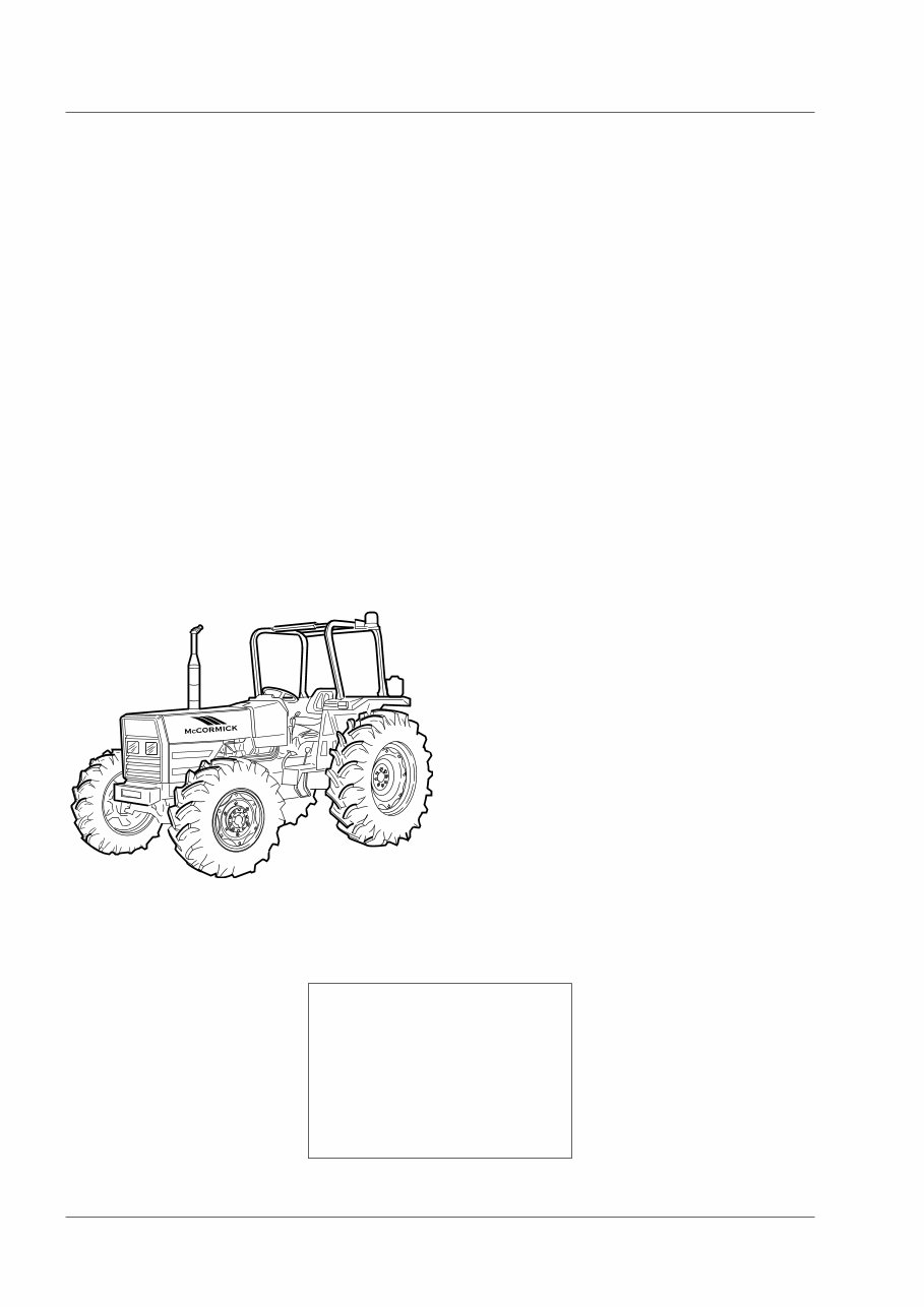 McCormick MB55 MB65 MB75 MB85 MB Series Tractors Operation & Maintenance Manual - preview img 3