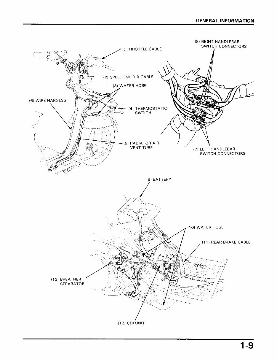 HONDA ELITE CH150 Workshop Repair Manual All 1985-1986 Models Covered preview img 10