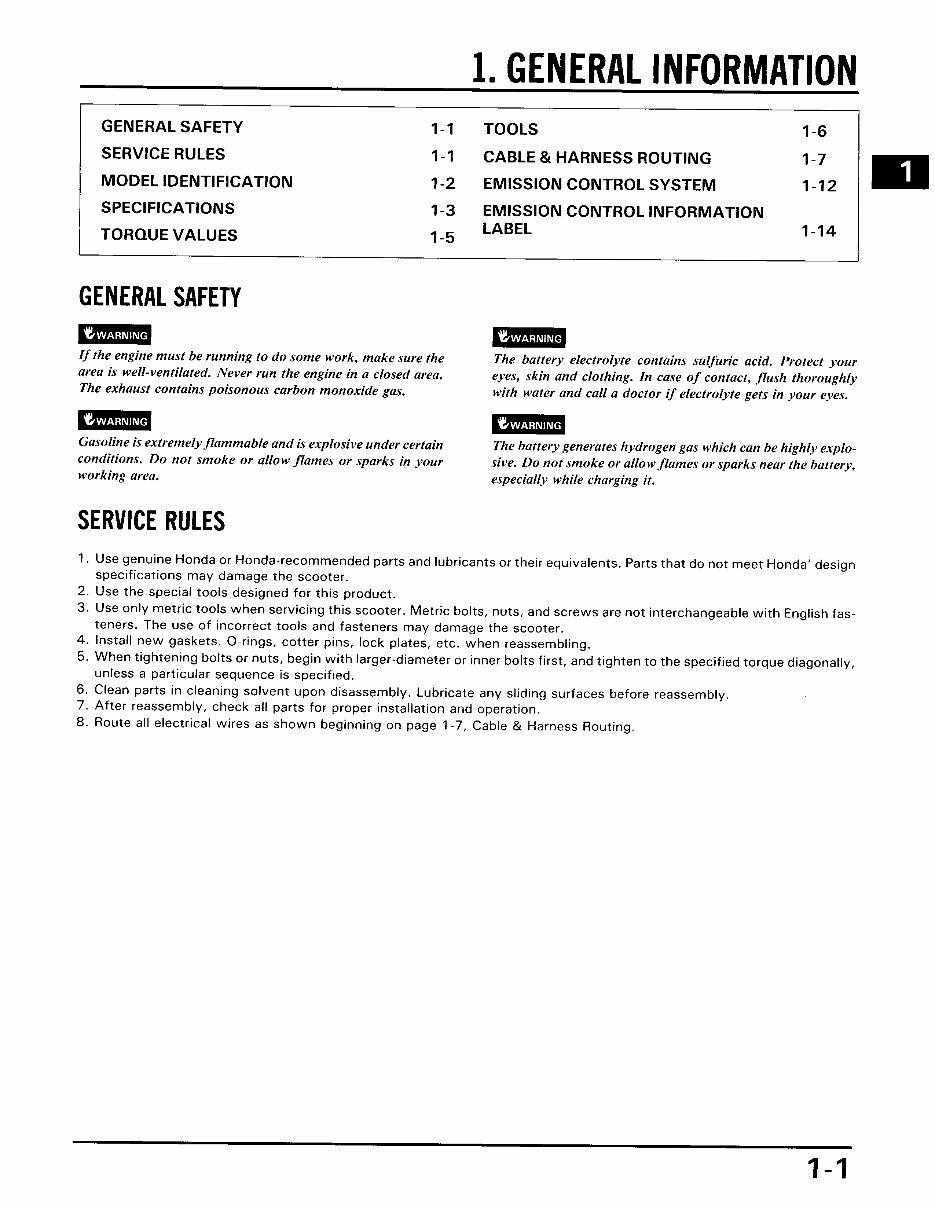 HONDA ELITE CH150 Workshop Repair Manual All 1985-1986 Models Covered preview img 2
