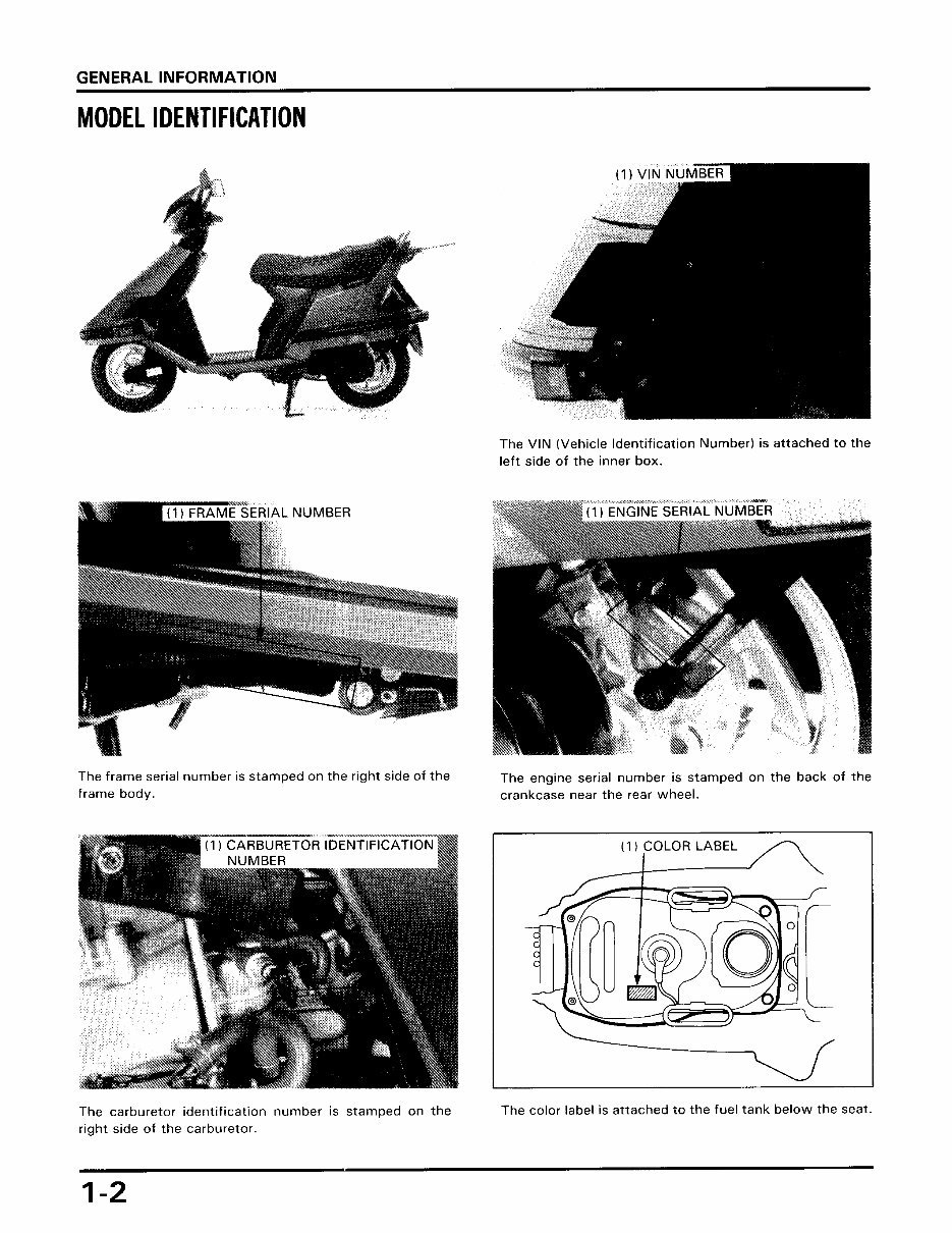 HONDA ELITE CH150 Workshop Repair Manual All 1985-1986 Models Covered preview img 3