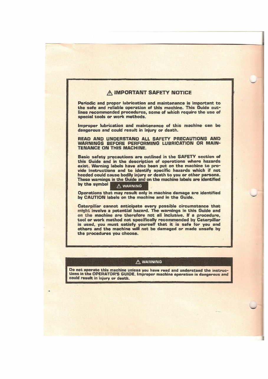 955 Caterpilar Traxcavator Maintenance Manual preview img 2
