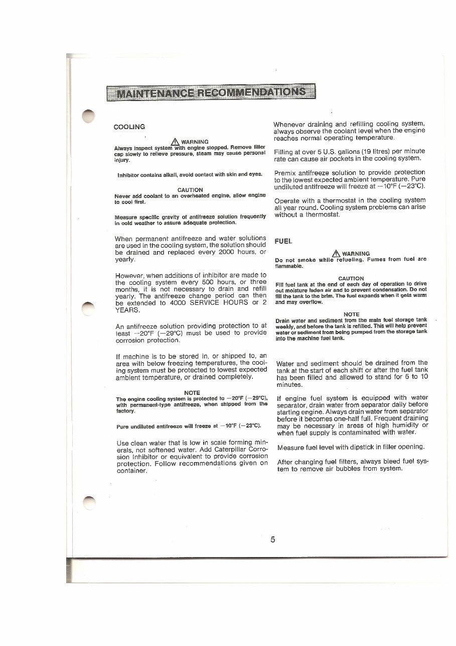 955 Caterpilar Traxcavator Maintenance Manual preview img 7