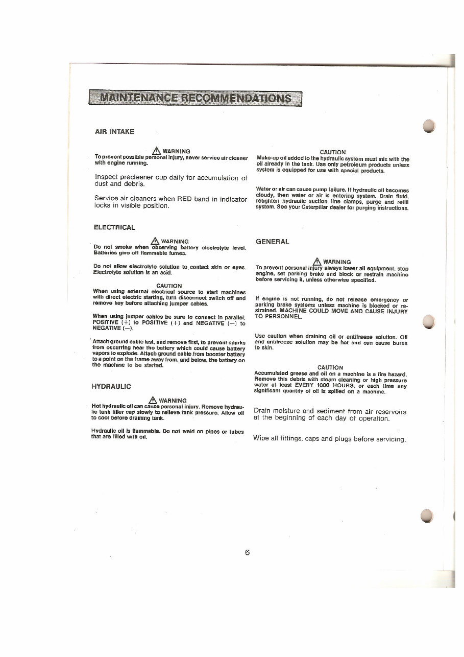 955 Caterpilar Traxcavator Maintenance Manual preview img 8