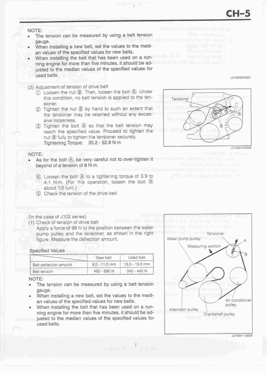 2000-2005 Daihatsu Sirion M101 K3 1.3L Engine Repair Manual preview img 5