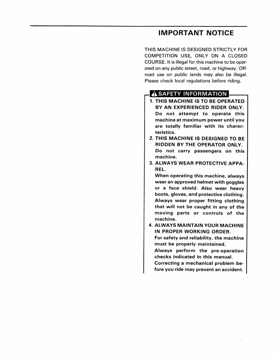 1994 YAMAHA WR250 WR250ZF FACTORY Repair Service Manual preview img 5