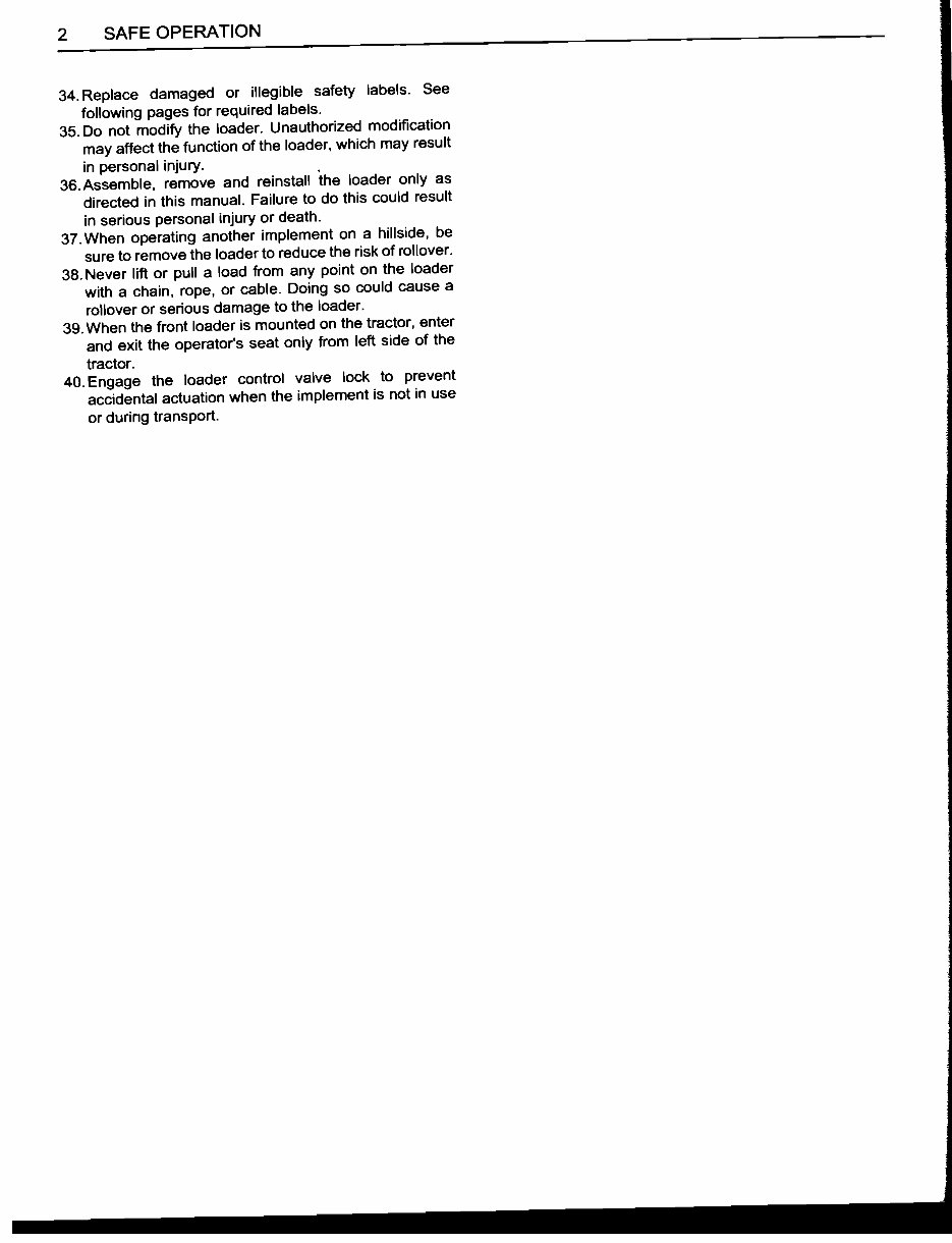 KUBOTA LA514 LA724 LA854 Loader Operators Manual - Owners Manual - (BEST Manual) - KUBOTA LA 514 LA 724 LA 854 LOADER preview img 3