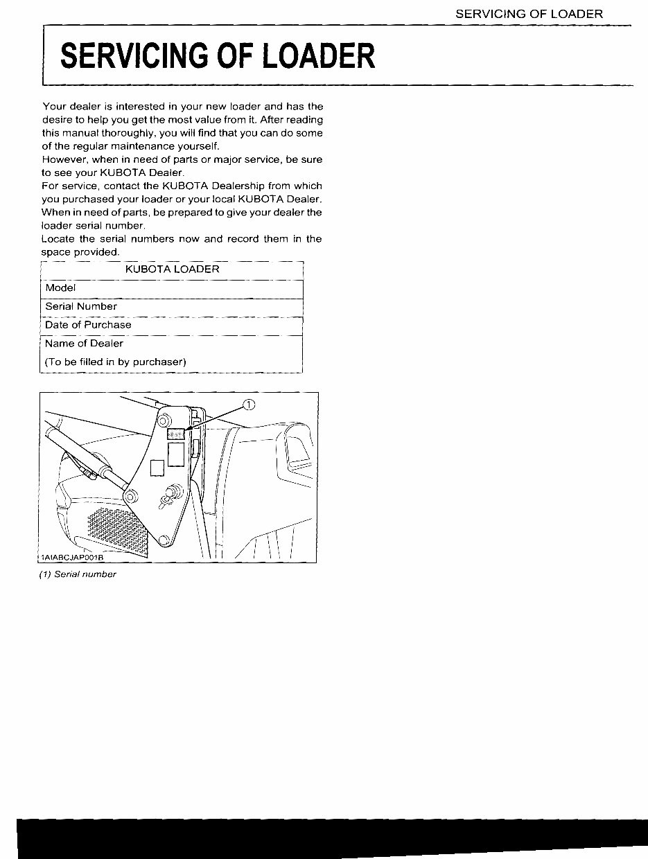 KUBOTA LA514 LA724 LA854 Loader Operators Manual - Owners Manual - (BEST Manual) - KUBOTA LA 514 LA 724 LA 854 LOADER preview img 6
