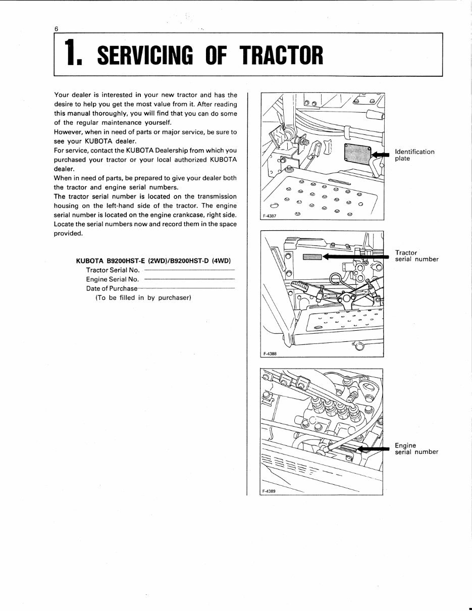 Kubota B9200 HST B9200HST Operator Manual preview img 10