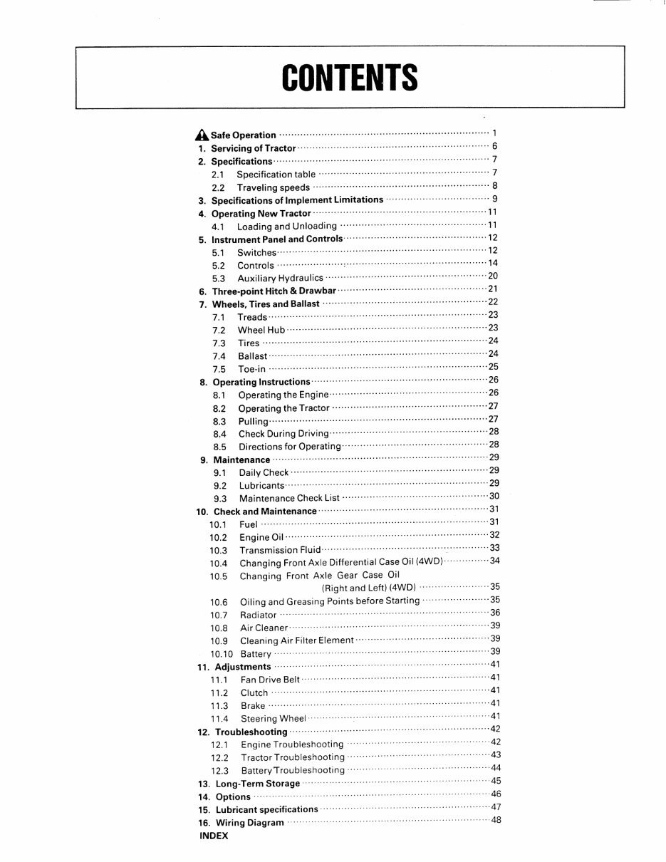 Kubota B9200 HST B9200HST Operator Manual preview img 4