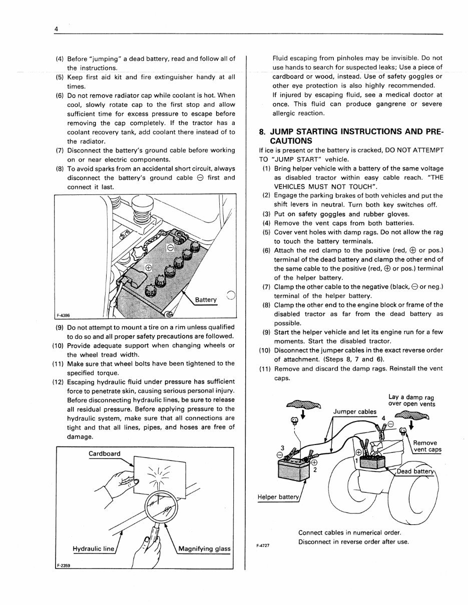 Kubota B9200 HST B9200HST Operator Manual preview img 8